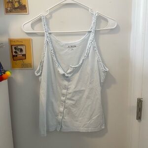 J.Crew Sky Blue Braided Strap Top